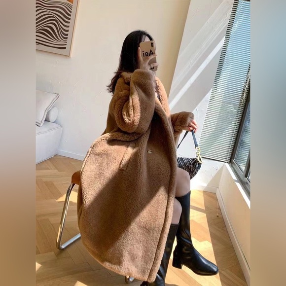 🧸Teddy Bear 100% Wool Coat - Picture 3 of 13